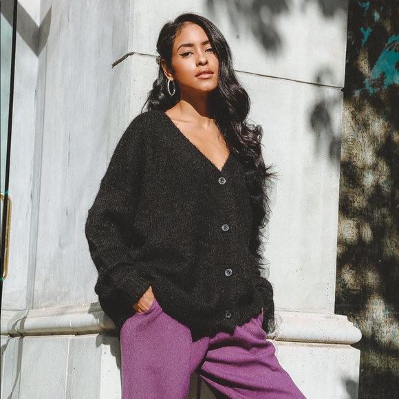 Collette Wool Blend Cardigan - Picture 4 of 7
